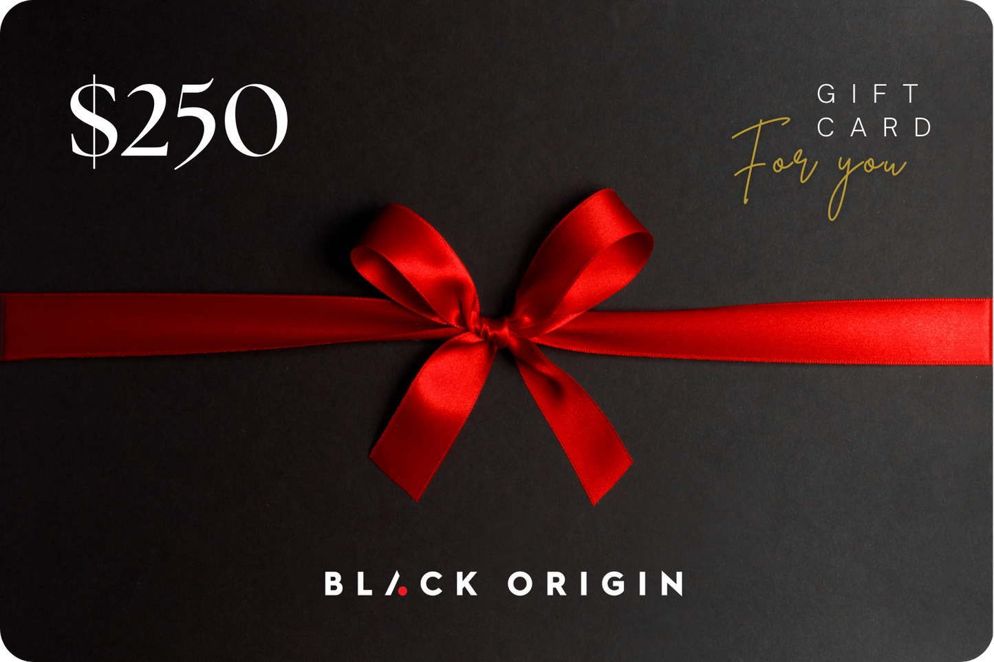 Black Origin Gift Card