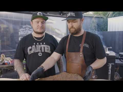 Cook Cartel cooking a Black Origin Wagyu Brisket